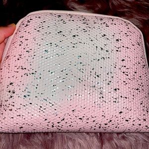 NWOT pink shimmery makeup cosmetic 💼 bag sexy